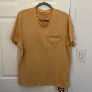 Madewell men’s yellow t shirt